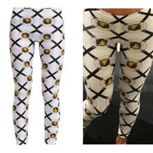Versace White Black Women'S Leggings